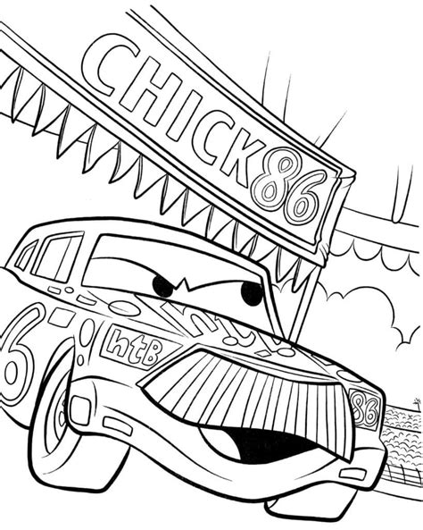 chick hicks coloring pages|chick hicks coloring page printable.